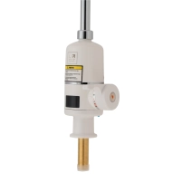 Проточний кран-водонагрівач кухонний для кухні Lidz Warm 056 LDWAR056WCR24984 White / Chrome - 3 фото