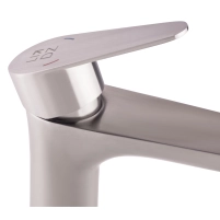 Смеситель для раковины Lidz Vida 001F (k35) LDVID001FNKS34954 Nickel - 2 фото
