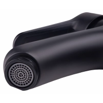 Змішувач для раковини Lidz Nicole 001F (k35) LDNIC001FBLA35178 Black - 3 фото
