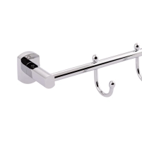 Держатель для полотенца Qtap Liberty 4 крючка 450 мм QTLIBCRM11544 Chrome - 2 фото