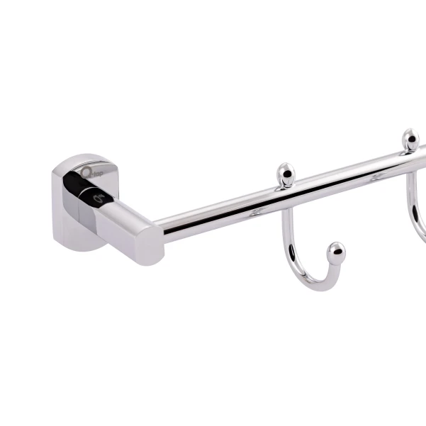 Держатель для полотенца Qtap Liberty 4 крючка 450 мм QTLIBCRM11544 Chrome - 2 фото