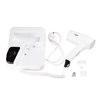 Фен с держателем Qtap Pohodli 1200 Вт QTF1200RNP White (Pobut) - 4 фото