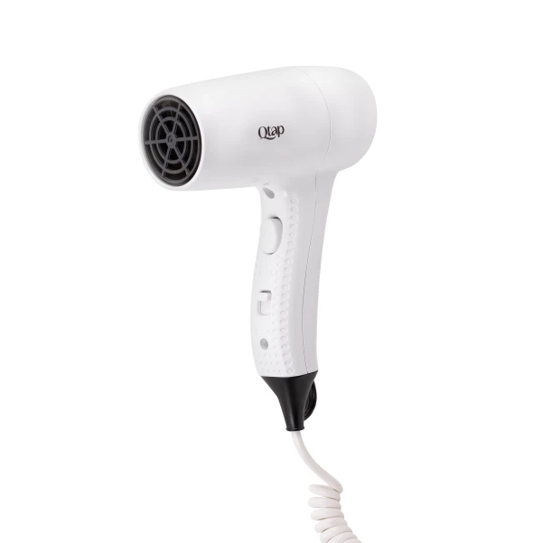 Фен с держателем Qtap Pohodli 1200 Вт QTF1200RNP White (Pobut) - 2 фото