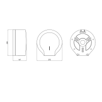 Фен із тримачем Qtap Pohodli 1200 Вт QTF1200RNP White (Pobut) - 1 фото