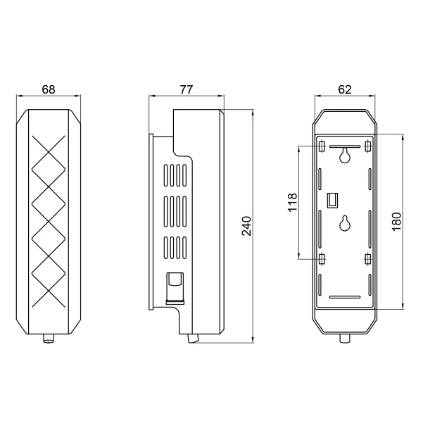 Диспенсер для мила Qtap Pohodli QTDM350CP1 Chrome (Dávkovač) - 1 фото