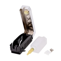 Дозатор для рідкого мила Qtap Liberty QTLIBBLM11521 Black - 5 фото