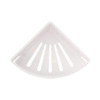 Полка угловая Qtap Police пластиковая QTPL01 White - 3 фото
