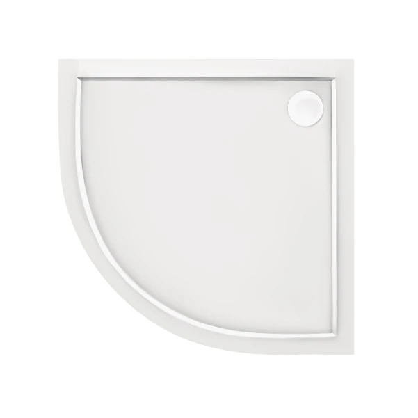Душевой поддон Qtap Robin 301112 100x100x12 см + сифон - 2 фото