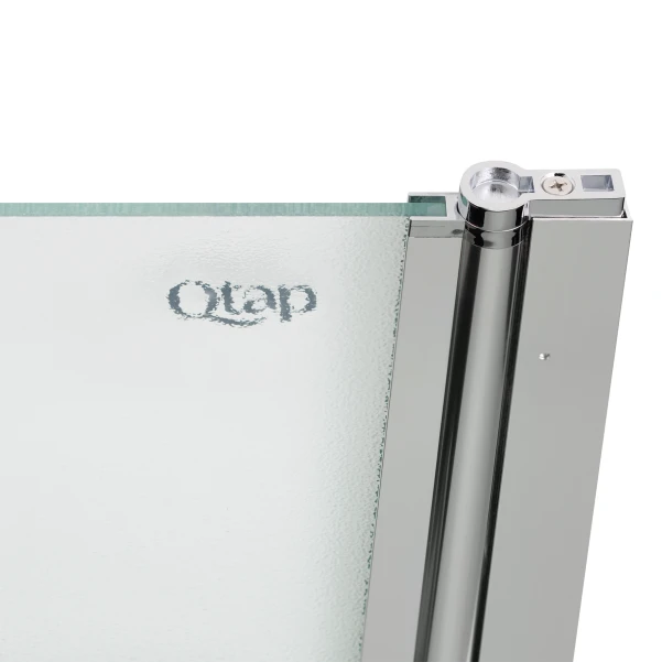 Штора на ванну Qtap Standard CRM407513APR стекло Pear 6 мм, 75х140 см, правая - 3 фото