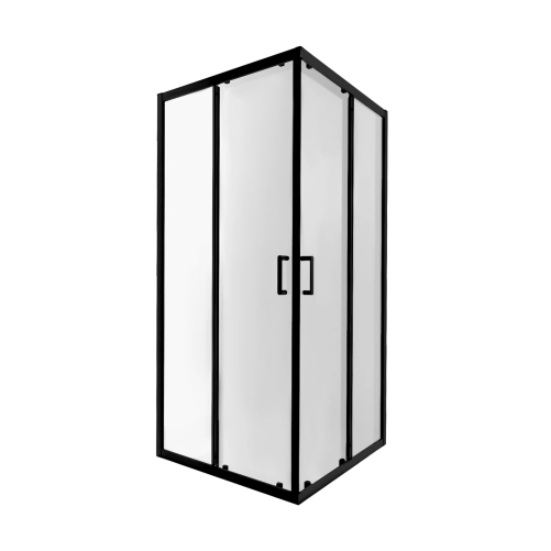 Душова кабіна Qtap Taurus CRM1011AC6 100х100 см, скло Clear 6 мм покриття CalcLess, без піддона