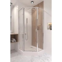 Душевая кабина Qtap Leo CRM10995-AC6 90х90 см, стекло Clear, CalcLess, 6 мм без поддона - 7 фото