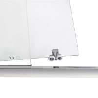 Душевая дверь в нишу Qtap Taurus CRM201-11.C6 97-108x200 см, стекло Clear 6 мм, покрытие CalcLess - 4 фото