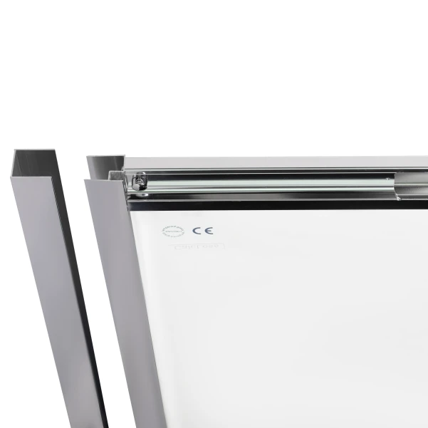 Душевая дверь в нишу Qtap Taurus CRM201-11.C6 97-108x200 см, стекло Clear 6 мм, покрытие CalcLess - 3 фото