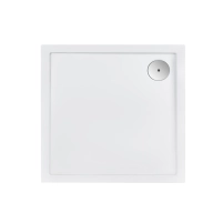 Душовий піддон Qtap Tern 309912C 90x90x12 см + сифон - 2 фото