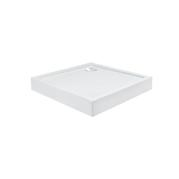 Душовий піддон Qtap Tern 309912C 90x90x12 см + сифон