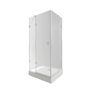 Набор Qtap душевая кабина Capricorn CRM1099SC6 Clear 2020x900x900 мм + поддон Tern 309912C 90x90x12 см с сифоном