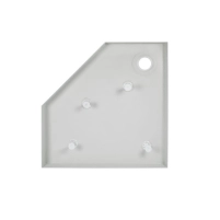 Набор Qtap душевая кабина Scorpio CRM10995-AC6 Clear 2120x900x900 мм + поддон Diamond 309912 90x90x12 см с сифоном - 4 фото