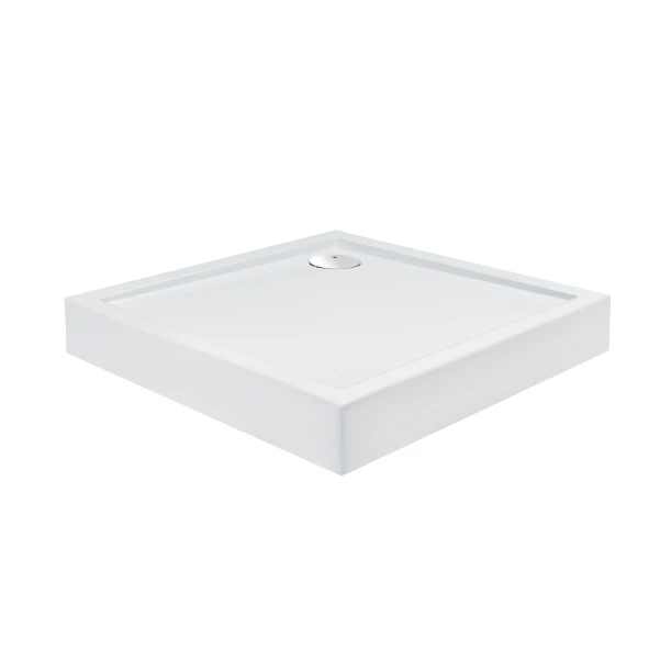 Набор Qtap душевая кабина Taurus CRM1099SC6 Clear 2020x900x900 мм + поддон Tern 309912C 90x90x12 см с сифоном - 10 фото