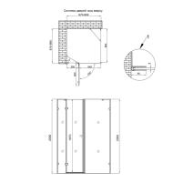 Душова кабіна Qtap CAPRICORN CRM1011SC6 100х100 см, скло Clear 6 мм, CalcLess, без піддона - 1 фото