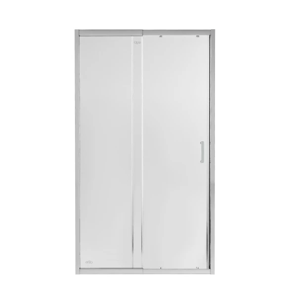 Душові двері в нішу Qtap Taurus CRM201-11.C6 97-108x200 см, скло Clear 6 мм, покриття CalcLess