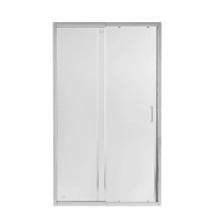 Душевая дверь в нишу Qtap Taurus CRM2012-13.C6 120-130x200 см, стекло Clear 6 мм, покрытие CalcLess