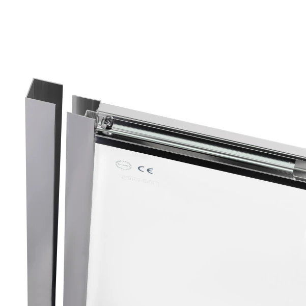 Душевая дверь в нишу Qtap Taurus CRM2013-14.C6 130-140x200 см, стекло Clear 6 мм, покрытие CalcLess - 3 фото