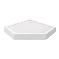 Душевой поддон Qtap Diamond 301112 100x100x12 см + сифон
