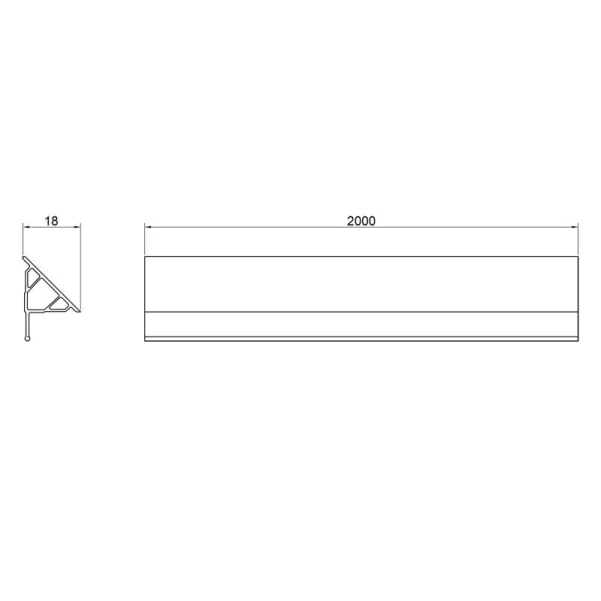 Набор декоративные планки для поддона и ванны (2x2м) + 2 колпачка Qtap WCS022 - 1 фото