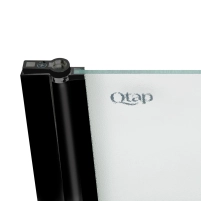 Штора на ванну Qtap Standard BLM407513APL скло Pear 6 мм, 75х140 см, ліва - 3 фото