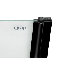 Штора на ванну Qtap Standard CRM407513APL скло Pear 6 мм, 75х140 см, ліва - 3 фото