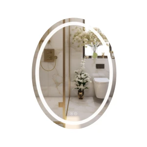 Дзеркало Qtap Mideya (DC-F904) 800х600 з LED-підсвічуванням Touch, з димером QT2078F904W
