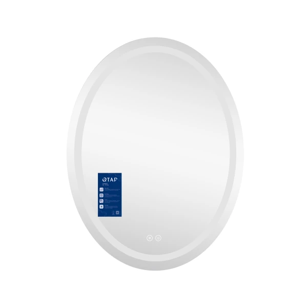 Зеркало Qtap Mideya (DC-F801) 600х800 с LED-подсветкой Touch, с антизапотеванием, диммером QT2078F801W - 2 фото