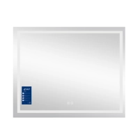 Зеркало Qtap Mideya (DC-F614) 1000х800 с LED-подсветкой Touch, с антизапотеванием, диммером QT2078F614W - 2 фото