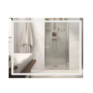 Дзеркало Qtap Mideya (DC-F614) 700х500 з LED-підсвічуванням Touch, з антизапотіванням, димером QT2078NCF07050W