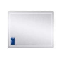 Дзеркало Qtap Mideya (DC-F911) 500х800 з LED-підсвічуванням Touch, з антизапотіванням, димером QT2078F911W - 2 фото