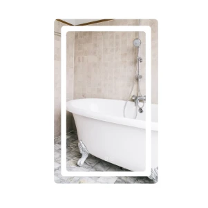 Дзеркало Qtap Mideya (DC-F936) 500х800 з LED-підсвічуванням Touch, з антизапотіванням, димером QT2078F936W
