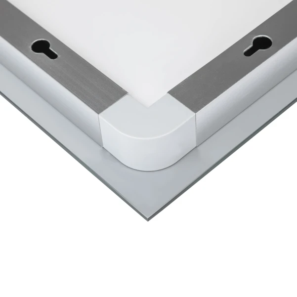 Дзеркало Qtap Mideya 900х700 з LED-підсвічуванням Touch, з антизапотіванням, з димером QT2078NCF9070W - 7 фото