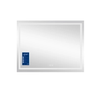 Дзеркало Qtap Mideya R600 з LED-підсвічуванням Touch, з антизапотіванням, димером QT2078F803W - 2 фото