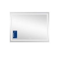 Дзеркало Qtap Mideya R600 з LED-підсвічуванням Touch, з антизапотіванням, димером QT2078F803W - 3 фото
