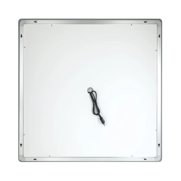 Зеркало Qtap Mideya 800x800 с LED-подсветкой Touch, с антизапотеванием, диммером QT2078NCF8080W - 4 фото