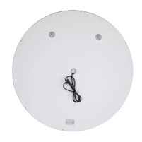 Дзеркало Qtap Taurus R600 з LED-підсвічуванням Touch, з антизапотіванням, з димером, рег. темп. кольору (3000-6500K) QT2478R607 - 4 фото