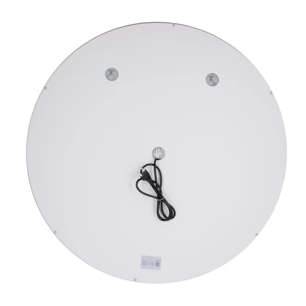 Дзеркало Qtap Taurus R600 з LED-підсвічуванням Touch, з антизапотіванням, з димером, рег. темп. кольору (3000-6500K) QT2478R607 - 4 фото