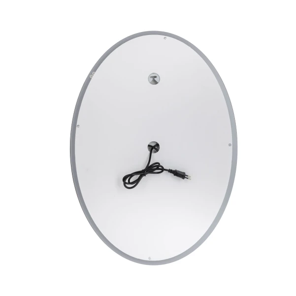 Зеркало Qtap Mideya 500х700 с LED-подсветкой Touch, с антизапотеванием, диммером QT2078NCR5070W - 4 фото