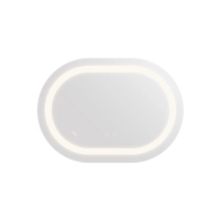 Дзеркало Qtap Gemini 800х700 з LED-підсвічуванням Touch, з антизапотіванням, з димером, рег. темп. кольору (3000-6500K) Reverse QT2578R8070 - 5 фото
