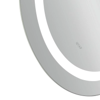 Дзеркало Qtap Gemini 800х700 з LED-підсвічуванням Touch, з антизапотіванням, з димером, рег. темп. кольору (3000-6500K) Reverse QT2578R8070 - 7 фото