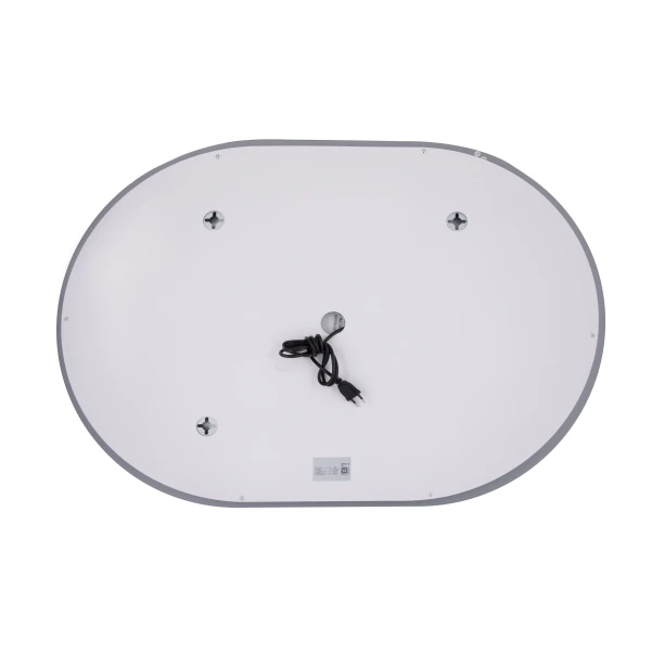 Дзеркало Qtap Gemini 800х700 з LED-підсвічуванням Touch, з антизапотіванням, з димером, рег. темп. кольору (3000-6500K) Reverse QT2578R8070 - 9 фото
