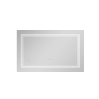 Дзеркало Qtap Cardinal (CA1) 800х500 з LED-підсвічуванням Touch, з антизапотіванням, з димером, рег. темп. кольору (3000-6500K) Reverse QT0478C5080 - 2 фото