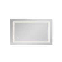 Дзеркало Qtap Cardinal (CA1) 800х500 з LED-підсвічуванням Touch, з антизапотіванням, з димером, рег. темп. кольору (3000-6500K) Reverse QT0478C5080 - 5 фото