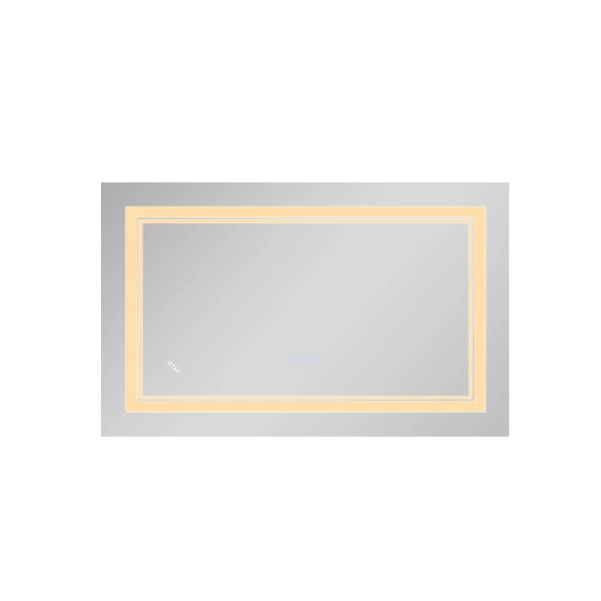 Дзеркало Qtap Cardinal (CA1) 800х500 з LED-підсвічуванням Touch, з антизапотіванням, з димером, рег. темп. кольору (3000-6500K) Reverse QT0478C5080 - 4 фото