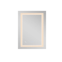 Зеркало Qtap Cardinal 600х800 с LED-подсветкой Touch, с антизапотеванием, с диммером, рег. темп. цвета (3000-6500K) QT0478C6080 - 4 фото